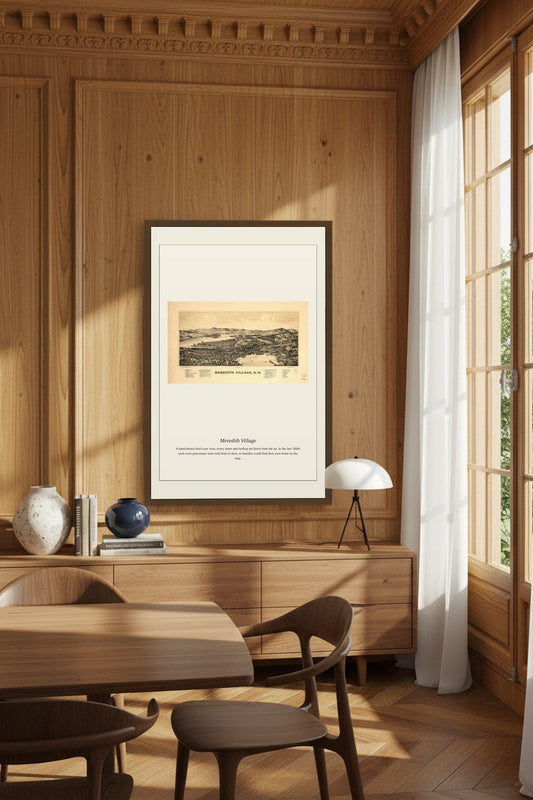 Meredith Village — Antique Map Print
