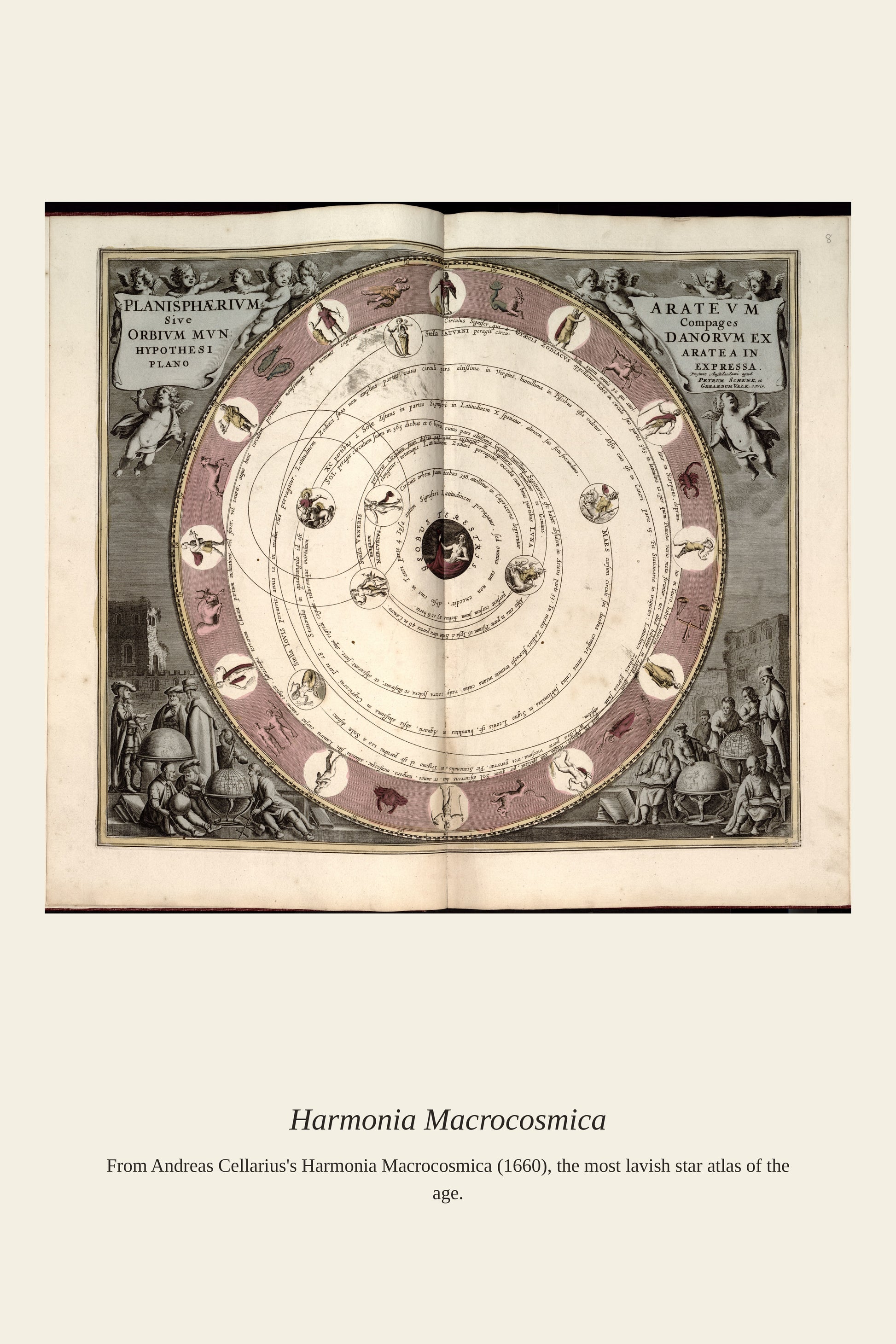 Portolan Chart by Salvatore Oliva — a restored antique nautical chart print