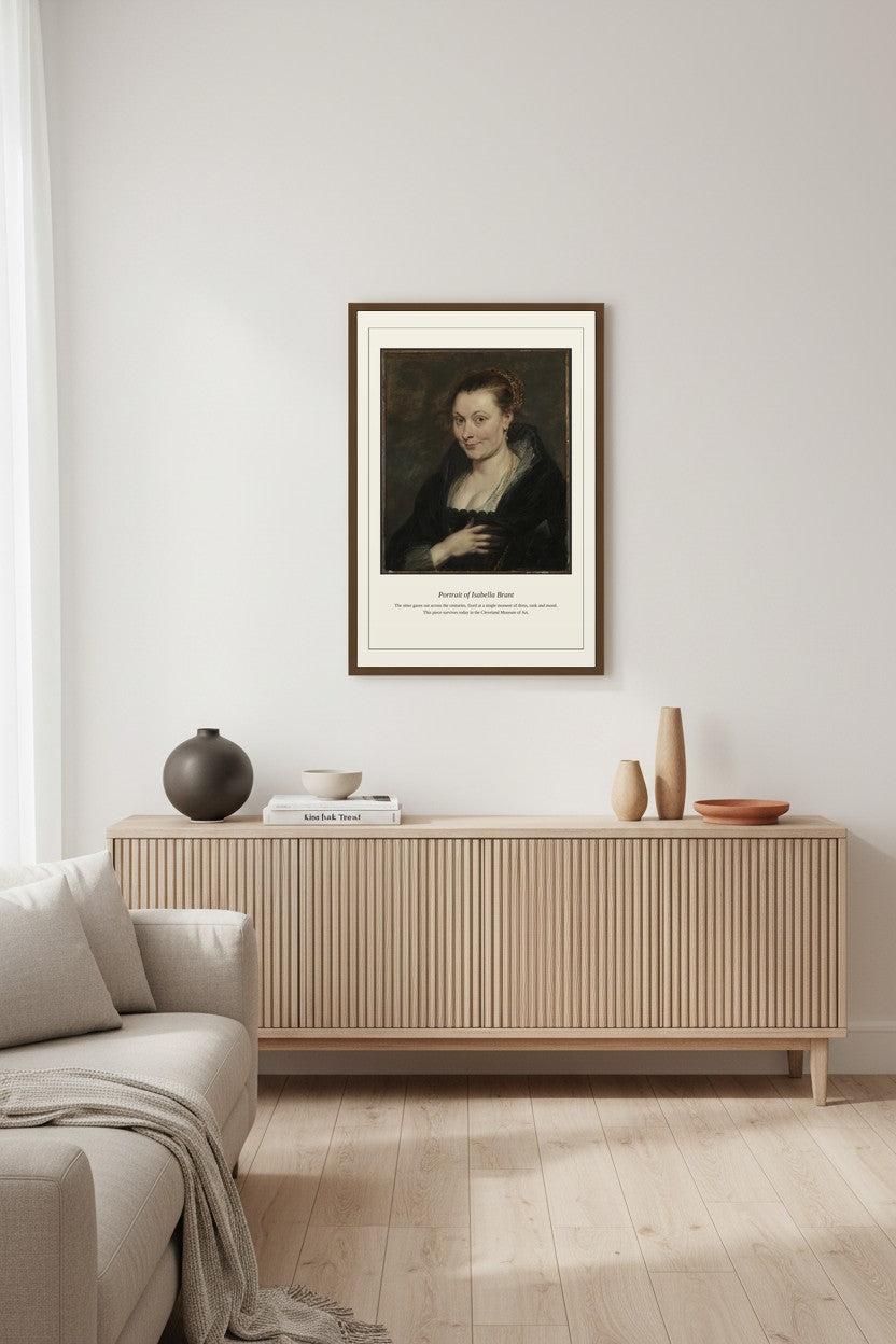 Portrait of Isabella Brant — Antique Portrait Print