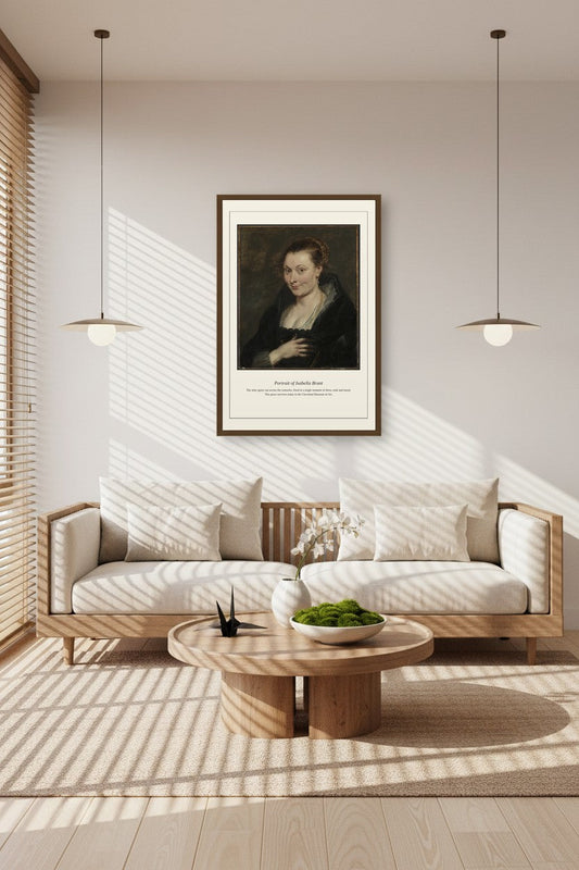 Portrait of Isabella Brant — Antique Portrait Print