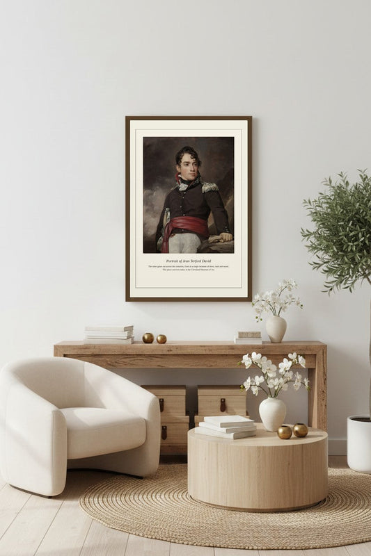 Portrait of Jean Terford David — Antique Portrait Print