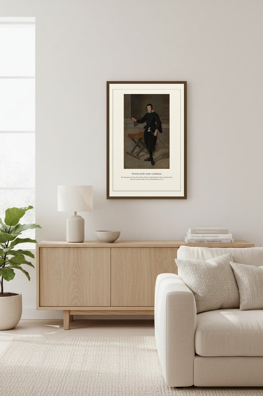 Portrait of the Jester Calabazas — Antique Portrait Print