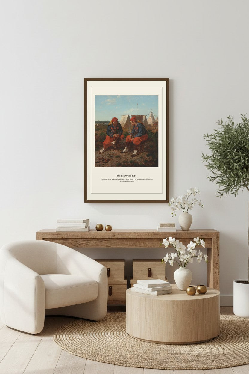 The Brierwood Pipe — Antique Asian Art Print
