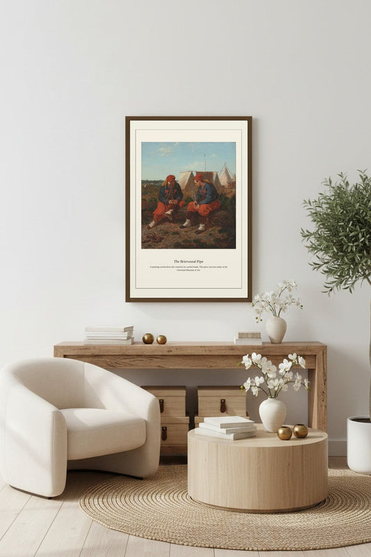 The Brierwood Pipe — Antique Asian Art Print