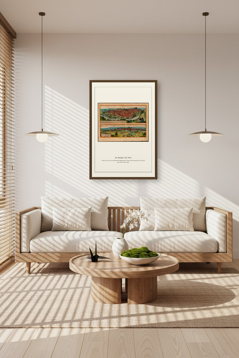 Toledo — Antique City Map Print