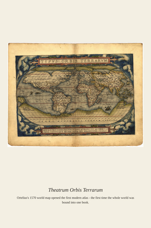 Typus Orbis Terrarum — a restored antique world map print