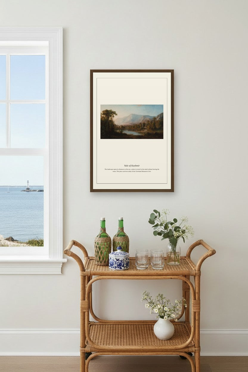 Vale of Kashmir — Antique Landscape Print