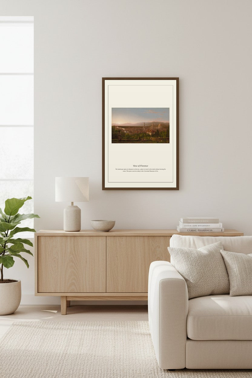 View of Florence — Antique Landscape Print
