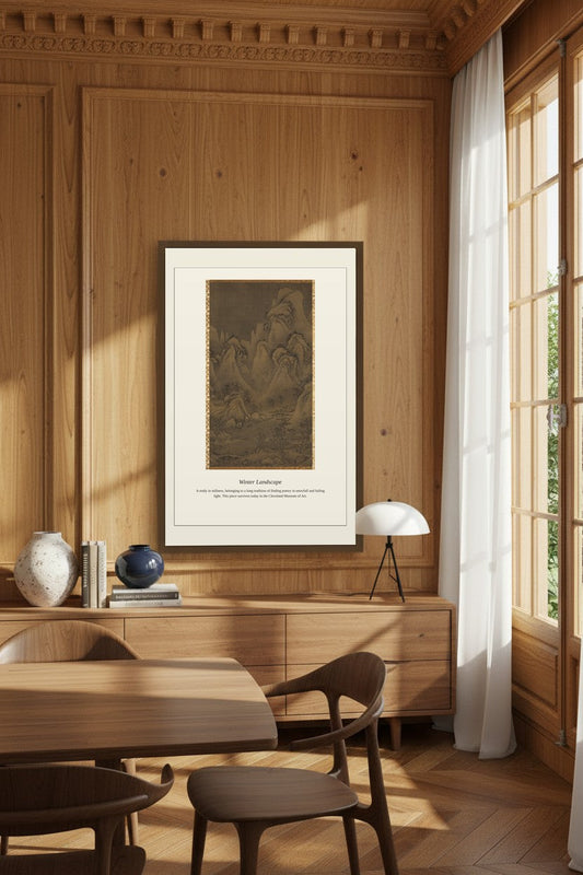Winter Landscape — Antique Landscape Print